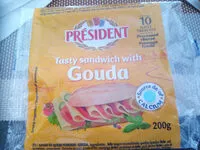 Mängden socker i Tranches de fromage Gouda pour sandwich