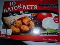 Mängden socker i Bâtonnets Saveur Pizza