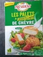 Mängden socker i Chèvre chauds panure craquante au riz soufflé