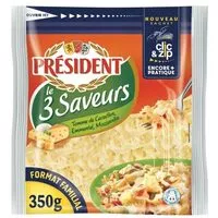 Mängden socker i President rape le 3 saveurs 350g