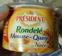 Mängden socker i President Rondelé Mouse de nueces
