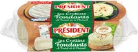 Mängden socker i LES CROTTINS FONDANTS DE CHEVRE PRESIDENT 2X60g X6
