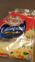 Mängden socker i President emmental rape fondant 70g