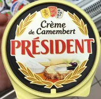Mängden socker i President creme de camembert 150g