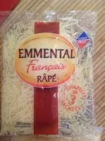 Mängden socker i Emmental Râpé (28 % MG)