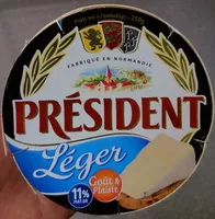 Mängden socker i PRESIDENT LEGER 11% MG 250g