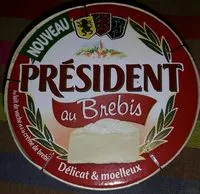 Mängden socker i Président au brebis