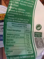 Mängden socker i Fromage à pâte filée au lait de vache et à la crème de chèvre