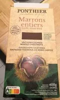 Mängden socker i Marrons entiers