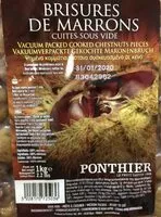 Mängden socker i Brisures de marrons