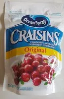 Mängden socker i Craisins