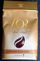 Mängden socker i L'Or Absolu - Secret d'arôme