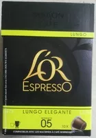 Mängden socker i Lungo Elegante intensité 05