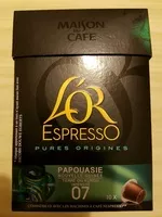 Mängden socker i L'Or Espresso Papouasie intensité 07