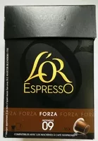 Mängden socker i Forza café Espresso