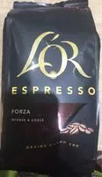 Mängden socker i L'or espresso Forza intense & corse