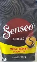 Mängden socker i Café dosettes Expresso Senseo