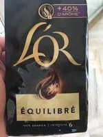 Mängden socker i L'Or équilibré 100% arabica intensité 6