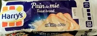 Mängden socker i Pain de mie nature