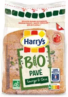 Mängden socker i Harrys pain de mie pave bio aux graines de chia et courge 250g