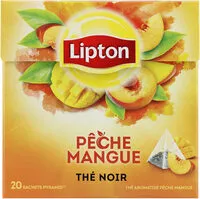 Mängden socker i Lipton Thé Pêche Mangue 20 Sachets