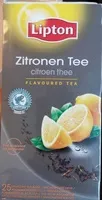 Lipton Feel Good Selection Thé Noir Citron 25 sachets