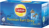 Mängden socker i Lipton Thé Russian Earl Grey 20 Sachets