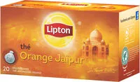 Mängden socker i Lipton Thé Noir Orange Jaïpur 20 Sachets Mousseline