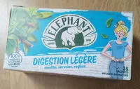 Mängden socker i Elephant Tisane Digestion Légère 25 Sachets