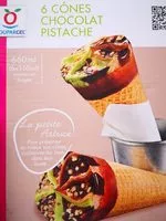 Mängden socker i Cones chocolat pistache