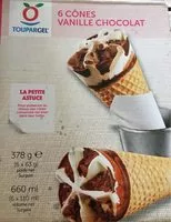 Mängden socker i Cônes vanille chocolat