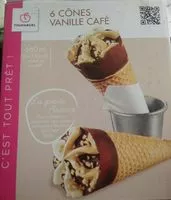 Mängden socker i Cône vanille café