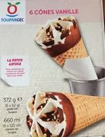 Mängden socker i 6 cônes vanille