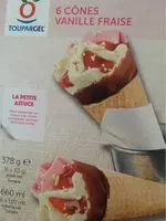 Mängden socker i Cônes Vanille Fraise