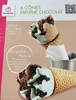 Mängden socker i 6 cônes menthe chocolat