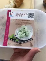 Mängden socker i Crème glacé menthe