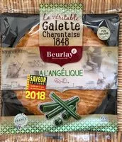 Mängden socker i Galette l'authentique Beurlay A l'angélique
