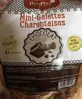 Mängden socker i Mini galettes charentaises chocolat