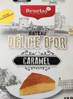 Mängden socker i Gâteau délice d'or caramel