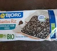 Mängden socker i Galette riz chocolat noir coco