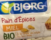 Mängden socker i Pain d'épices miel bio