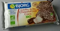 Mängden socker i Galettes de riz chocolat noir coco bio