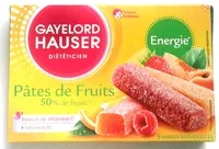 Mängden socker i Pâtes de fruits