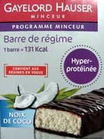 Mängden socker i Barre de régime hyperprotéinée noix de coco