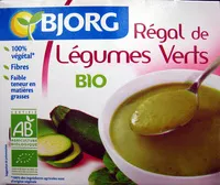 Mängden socker i Régal de légumes verts Bio