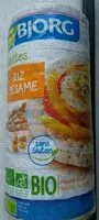 Mängden socker i Galettes riz sésame