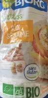 Mängden socker i Galettes riz sésame