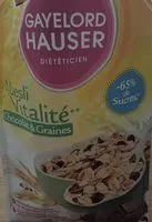 Mängden socker i Muesli vitalité chocolat et graines