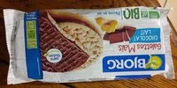 Mängden socker i Galettes maïs chocolat lait