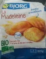 Mängden socker i La madeleine Bio